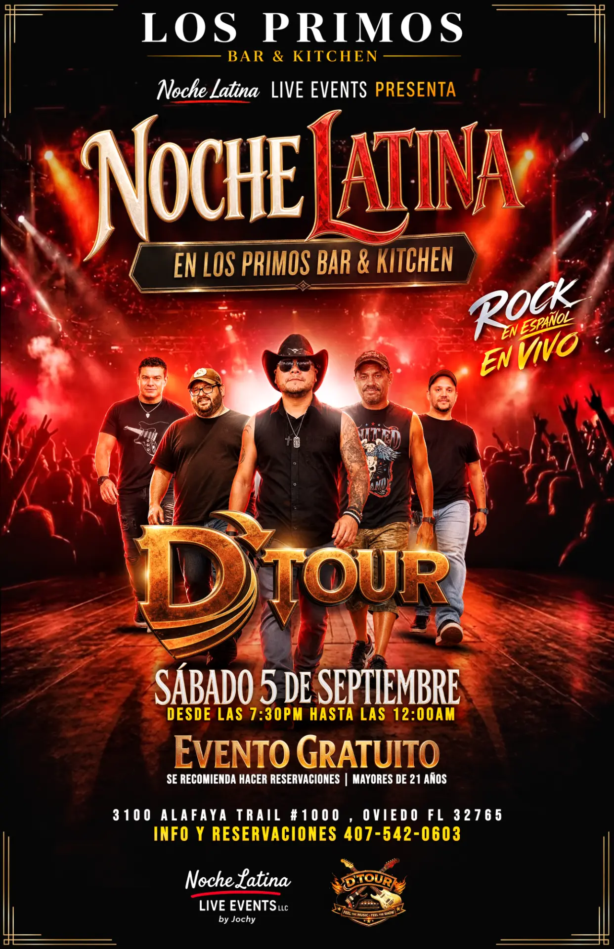 Noche Latina — D'tour en Vivo